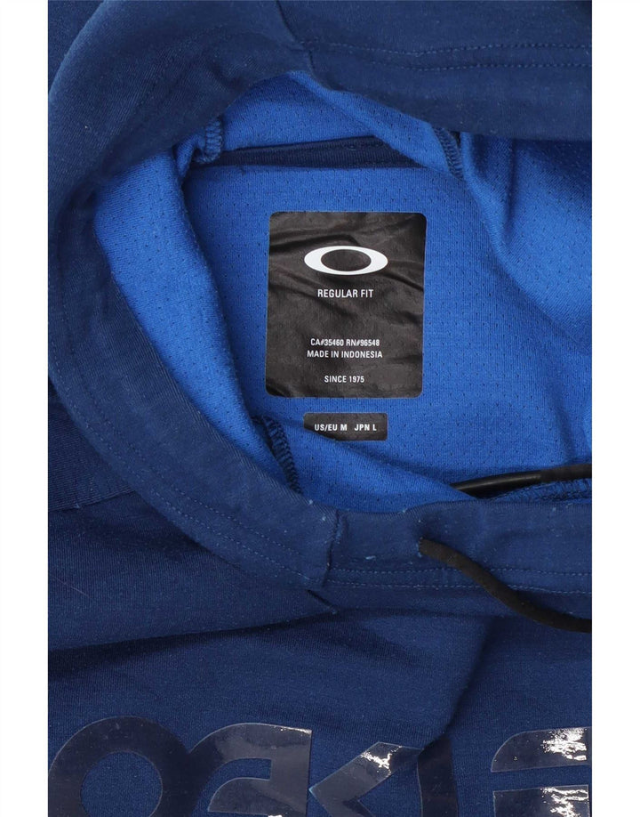 Oakley Herren Graphic Regular Fit Kapuzenpullover Mittelblau