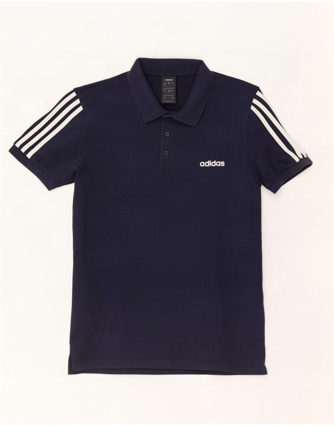 Adidas Herren-Poloshirt, groß, marineblau, Baumwolle