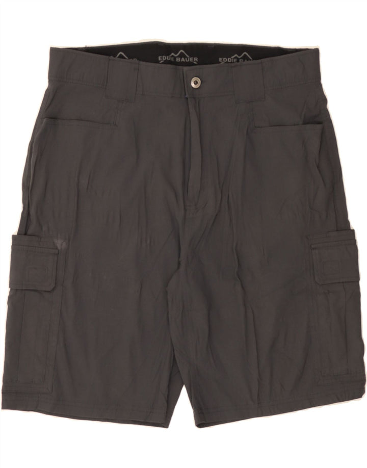 EDDIE BAUER Mens Cargo Shorts W38 XL Grey Nylon Vintage Eddie Bauer and Second-Hand Eddie Bauer from Messina Hembry 