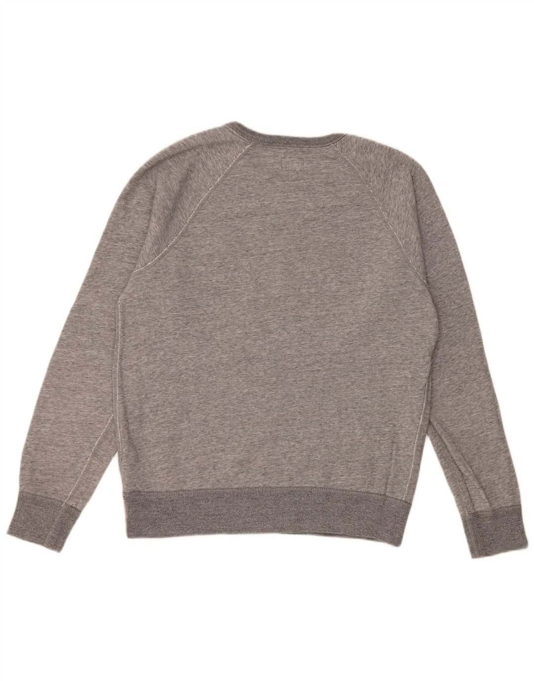 J. CREW Damen-Sweatshirt-Pullover in Übergröße, Gr. 10, Größe S, Grau, Baumwolle