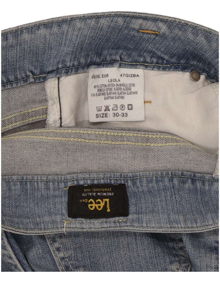 Lee Damen Leola Bootcut Jeans W30 L28 Blaue Baumwolle