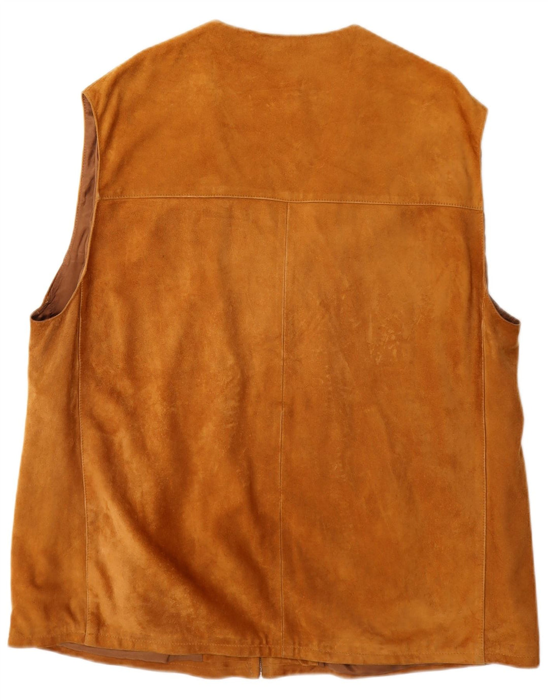 Vintage Herren Wildlederweste UK 40 Large Braun