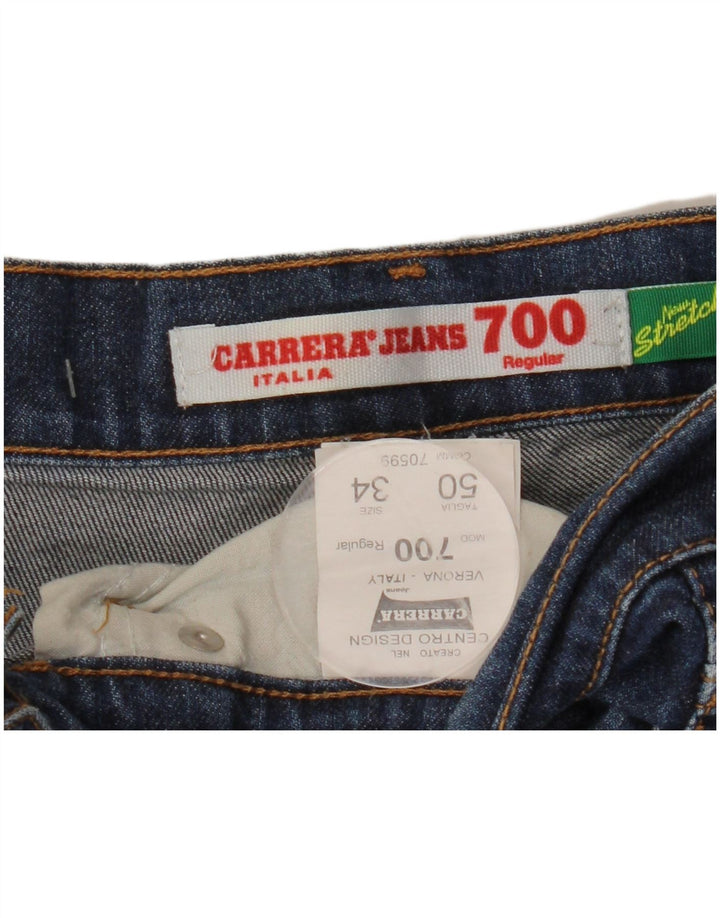 Carrera Herren 700 Straight Jeans W34 L30 Marineblau Baumwolle