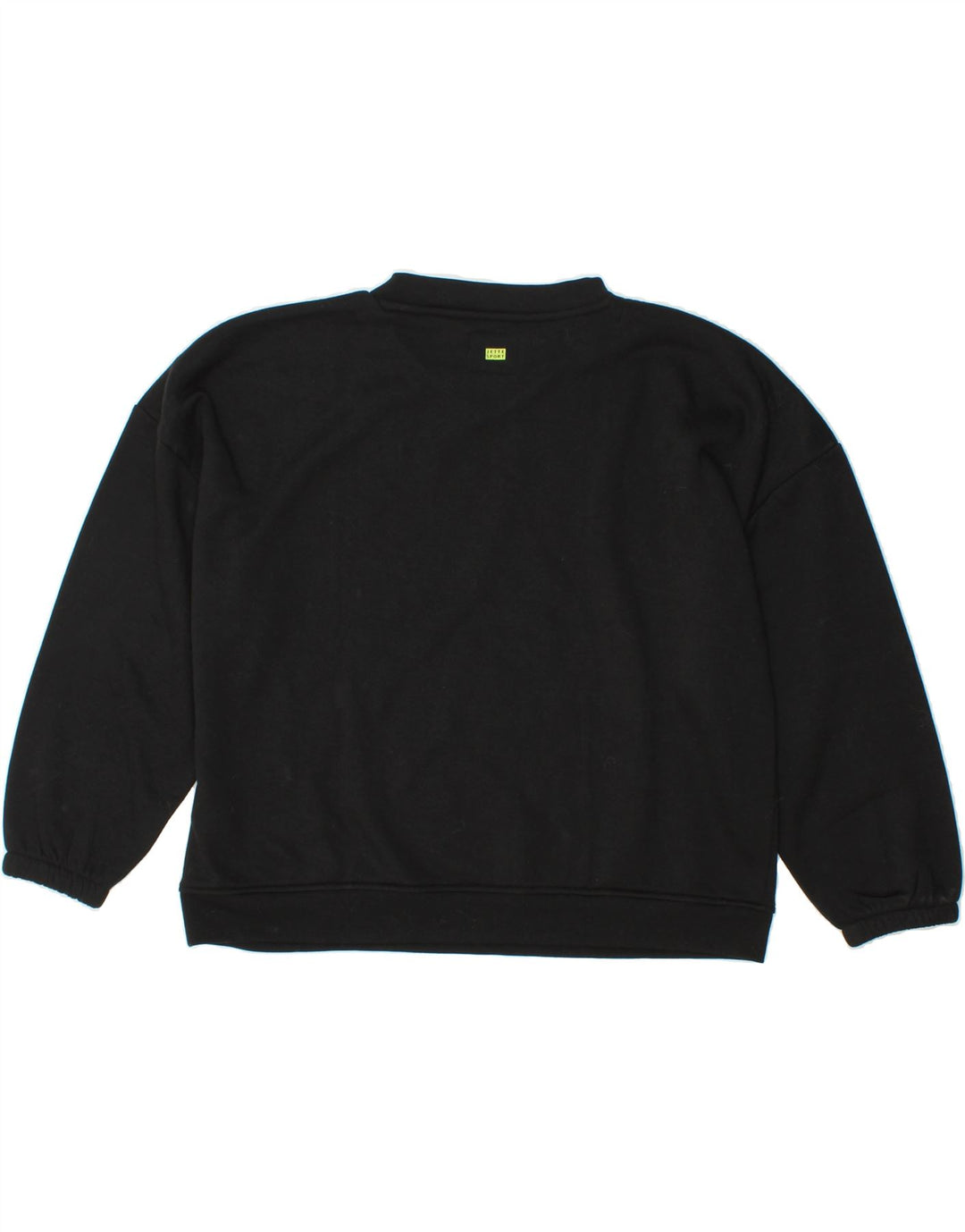 CRIVIT Womens Oversized Graphic Sweatshirt Jumper UK 16/18 Large Black Vintage Crivit and Second-Hand Crivit from Messina Hembry 