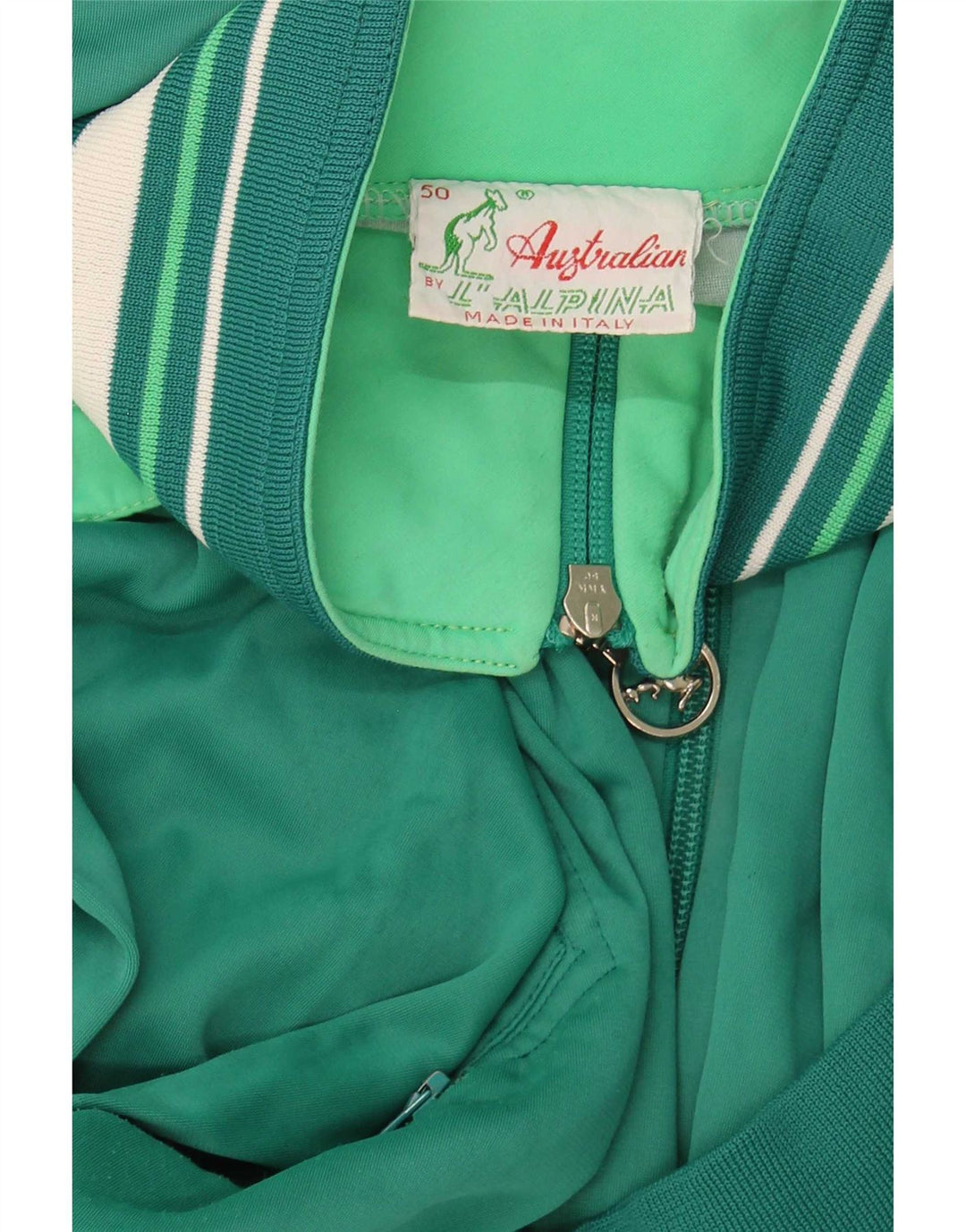 AUSTRALIAN L'ALPINA Herren-Trainingsanzug-Oberteiljacke IT 50 Mittelgrün
