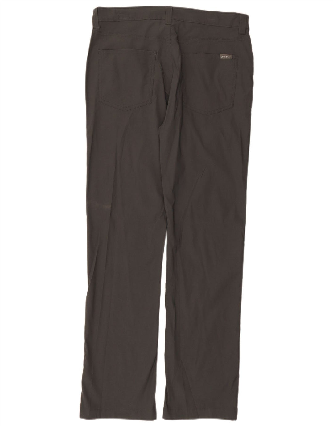Eddie Bauer Herren gerade Freizeithose W33 L32 graues Nylon