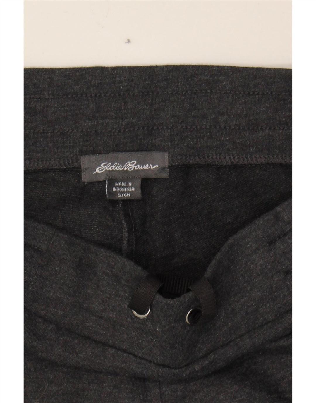 EDDIE BAUER Womens Capri Tracksuit Trousers UK 10 Small  Grey Cotton Vintage Eddie Bauer and Second-Hand Eddie Bauer from Messina Hembry 