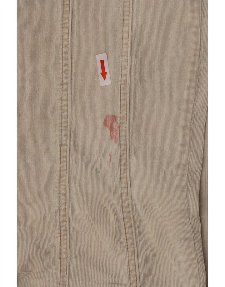 Fishbone Damen Flare-Cordhose W27 L32 Beige