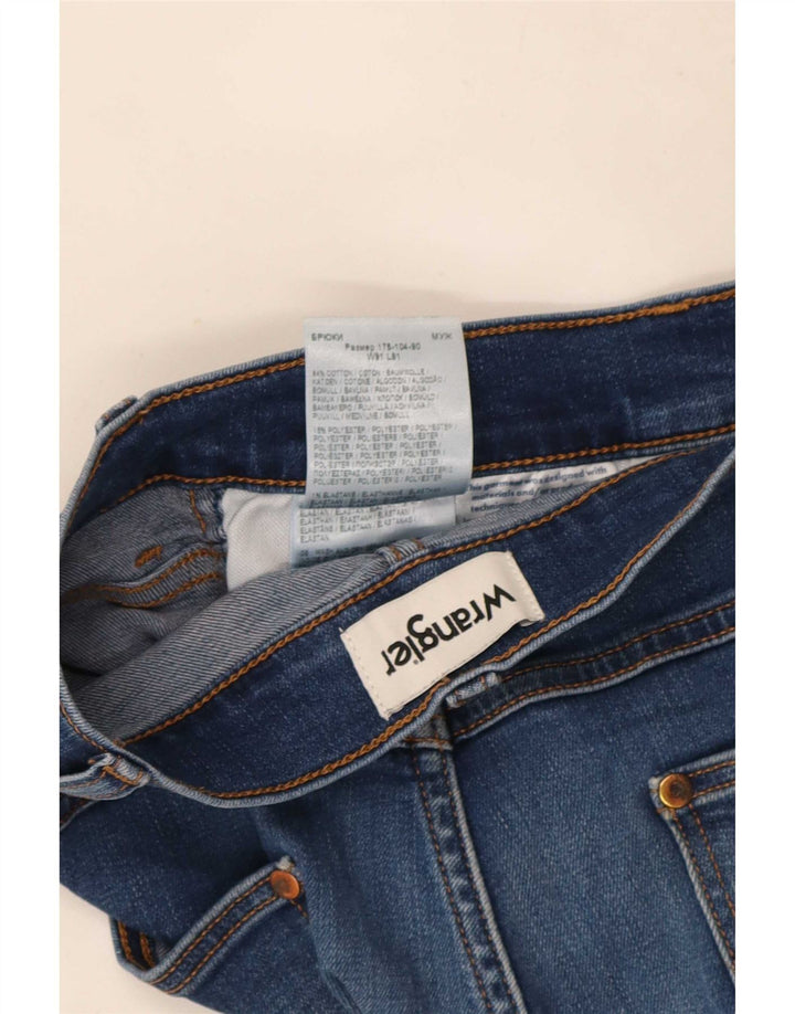 Wrangler Herren Larston Slim Jeans W36 L32 Blaue Baumwolle