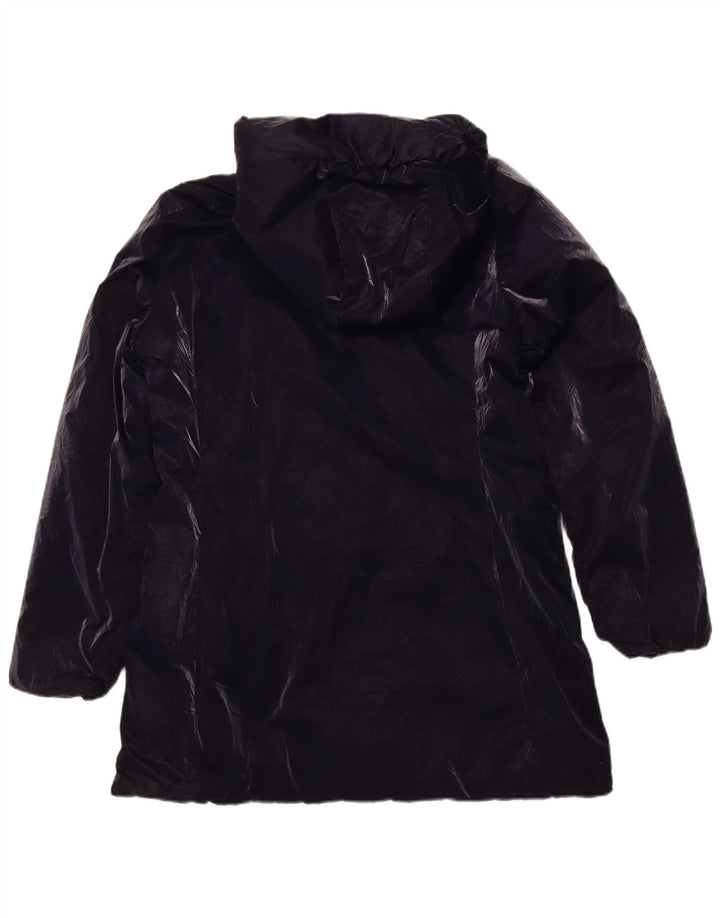 INVICTA Wattierte Damenjacke mit Kapuze, UK 16, Größe L, Marineblau, Polyamid