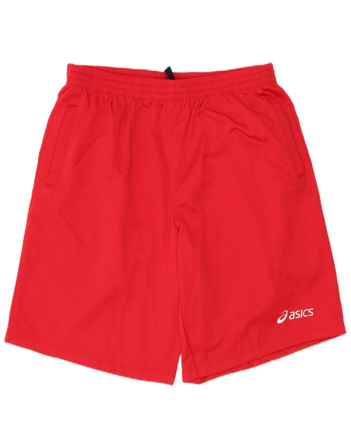 ASICS Herren Sportshorts Mittelrotes Polyester
