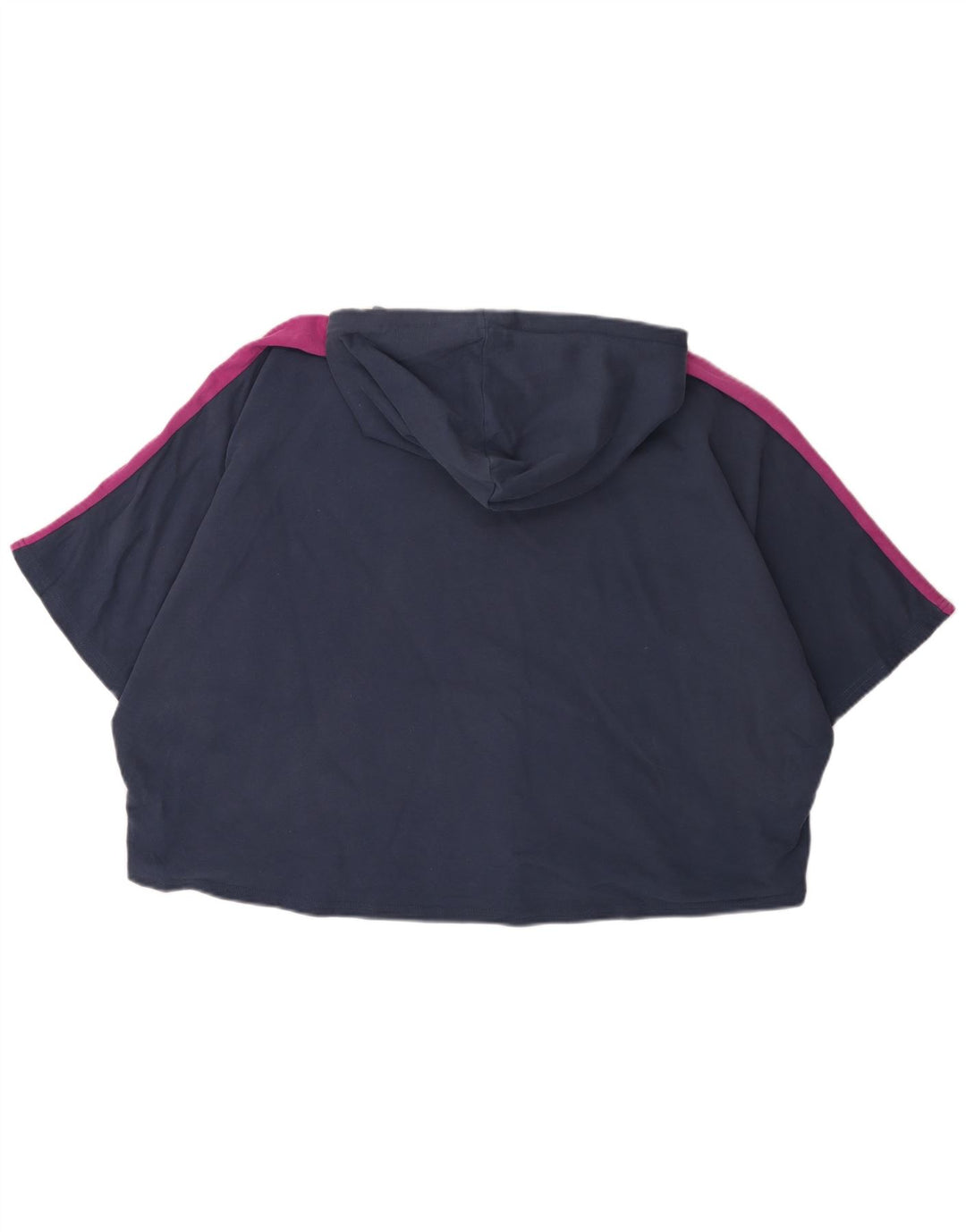 PUMA Damen Crop Oversized Hoodie Pullover UK 12 Medium Marineblau