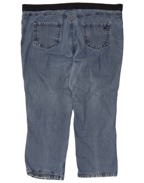 Marks & Spencer Damen Autograph Tapered Loose Jeans UK 22 3XL W44 L27 Blau