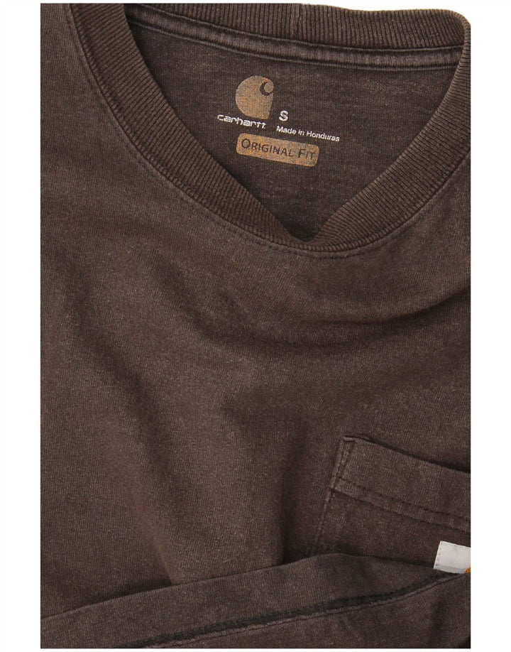 Carhartt Herren Original Fit Top Langarm Small Grau