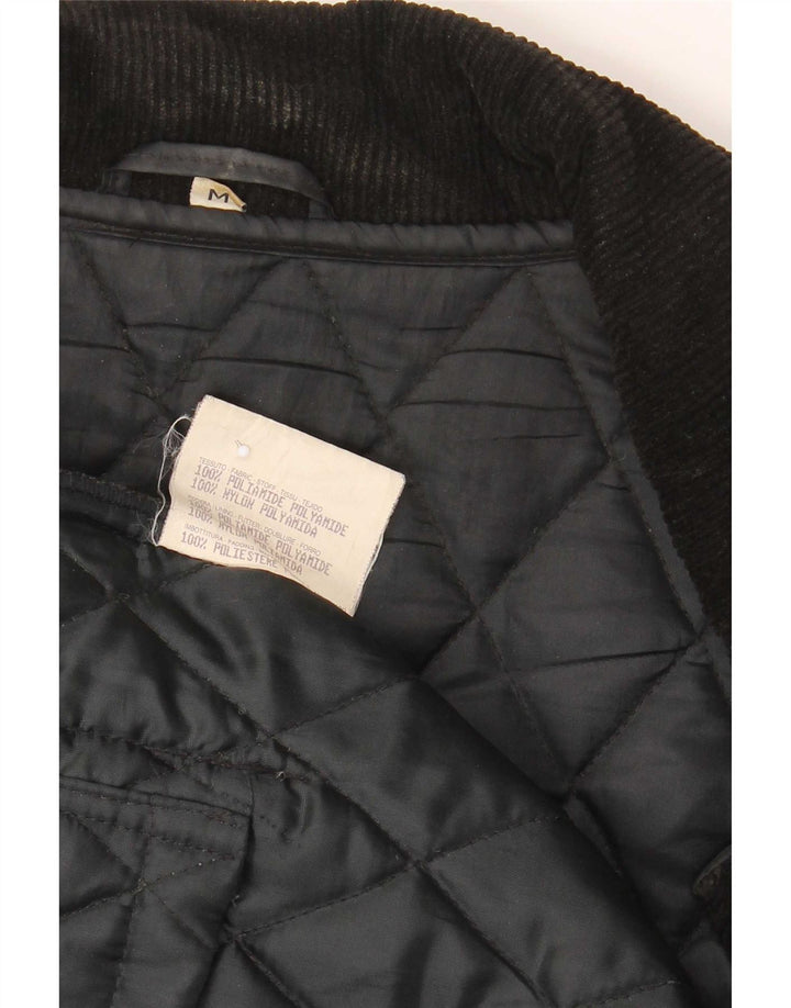 Brugi Herren Steppjacke UK 38 Medium Schwarz Polyamid