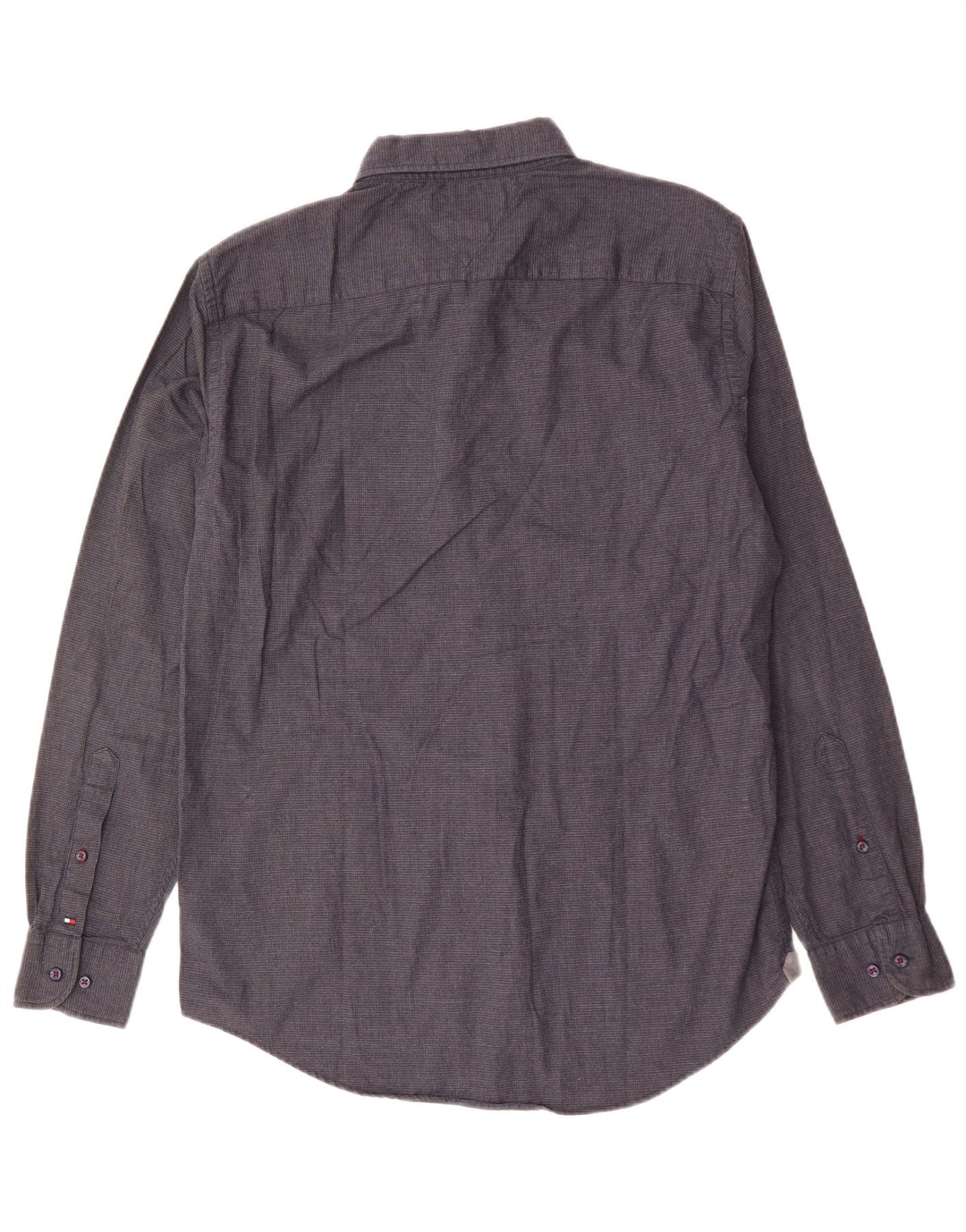 Tommy Hilfiger Herren New York Fit Hemd mittelgraue Baumwolle