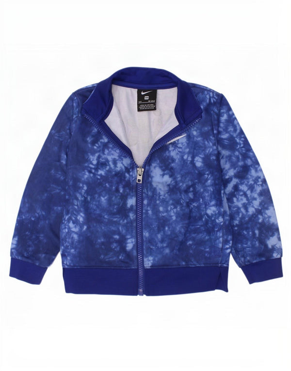 Nike Baby-Jungen-Trainingsanzugoberteil mit Grafik, 18–24 Monate, blaues Batikmuster