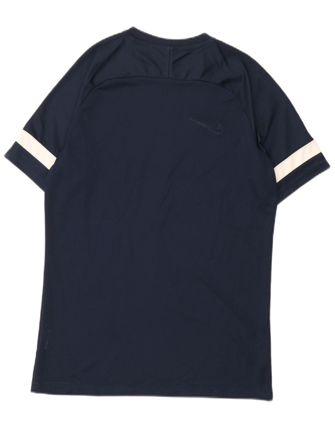 Nike Herren Dri Fit T-Shirt-Oberteil Mittelgroßes marineblaues Farbblock-Polyester