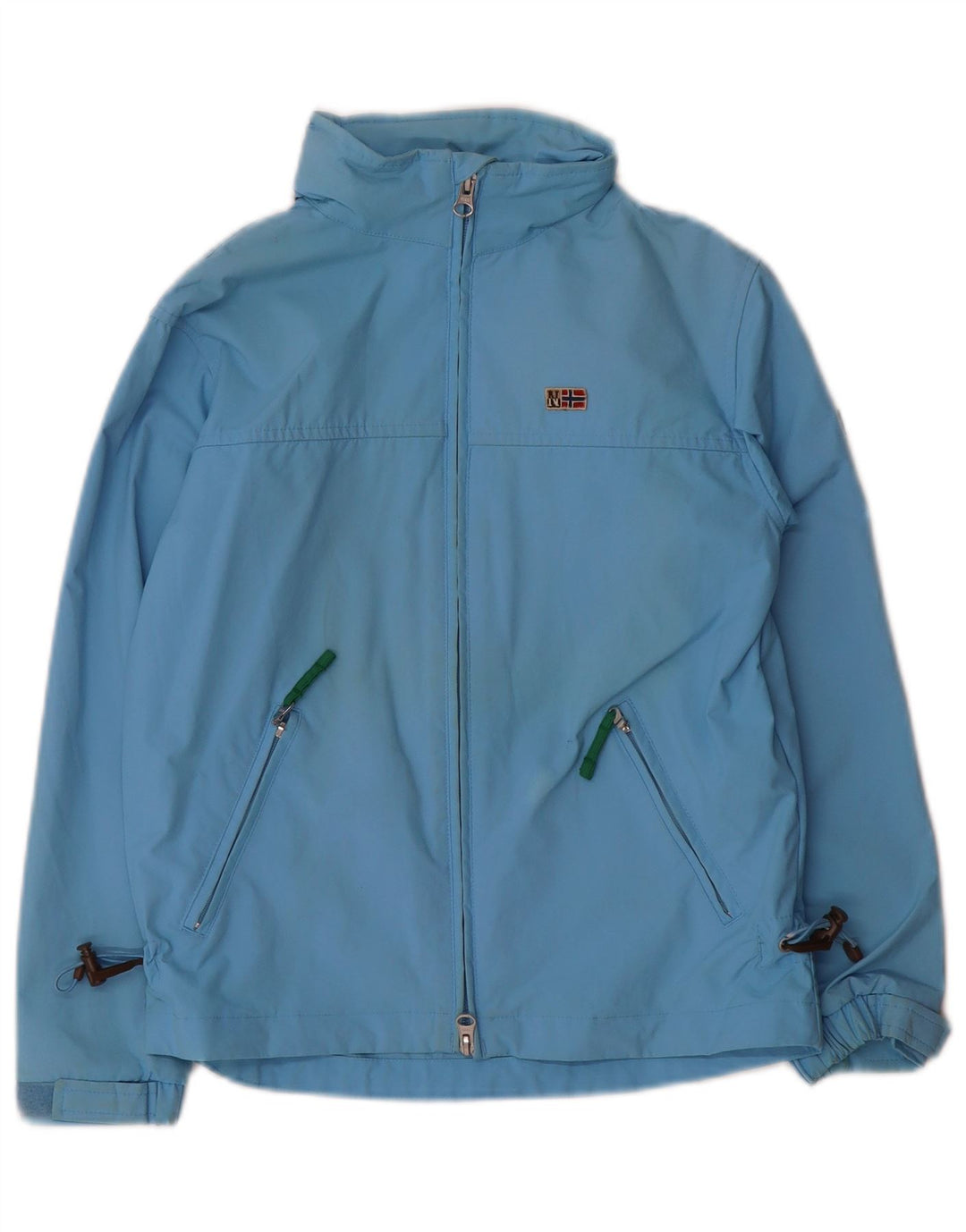 Napapijri Geographic Regenjacke für Jungen, 9–10 Jahre, blaues Nylon