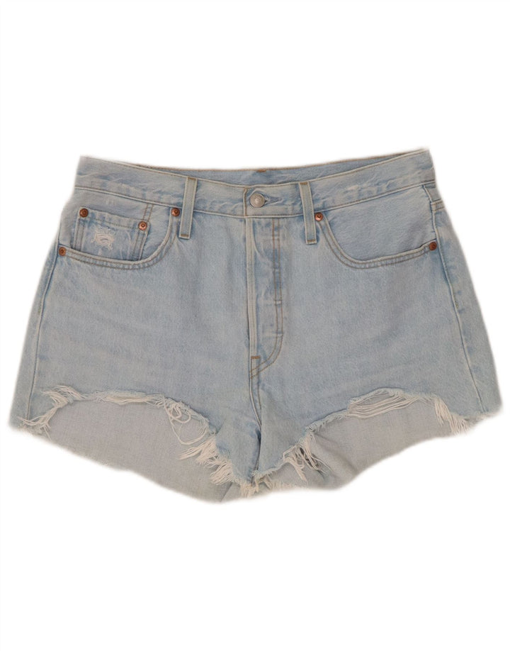 Levi's Damen 501 Denim Shorts Medium W30 Blau