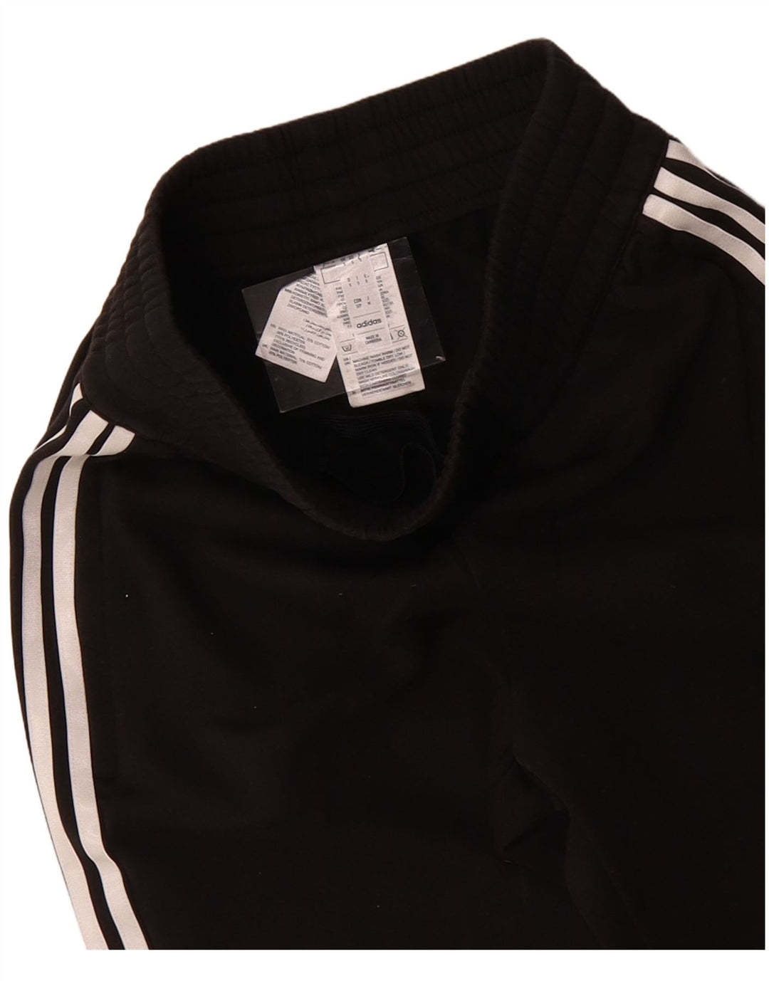ADIDAS Mens Tracksuit Trousers Small Black Cotton