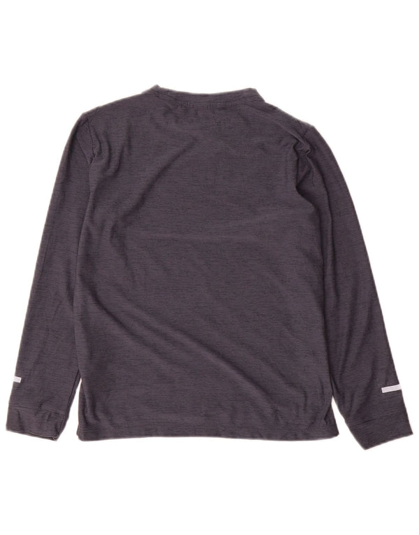 Russell Athletic Jungen Dri-Power Top Langarm 7–8 Jahre Mittelgrau