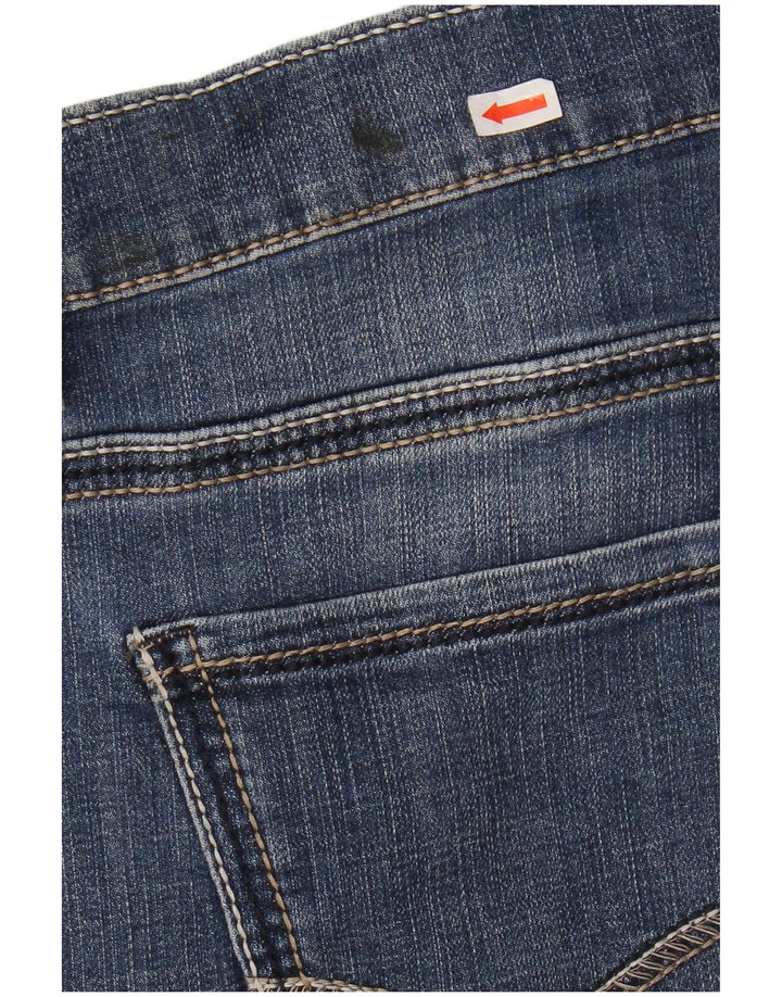 BKE Herren Seth Straight Jeans W42 L32 Blaue Baumwolle