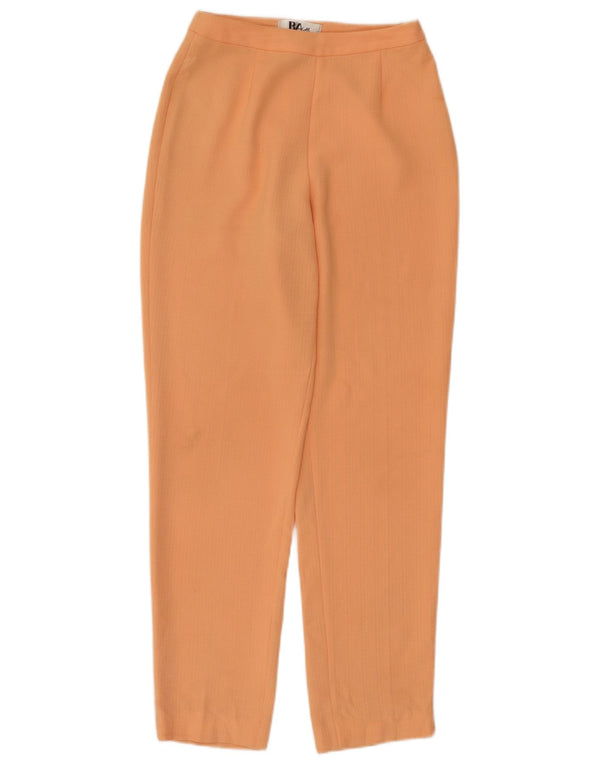 Vintage Damen Tapered Casual Hose EU 36 Small W26 L28 Orange