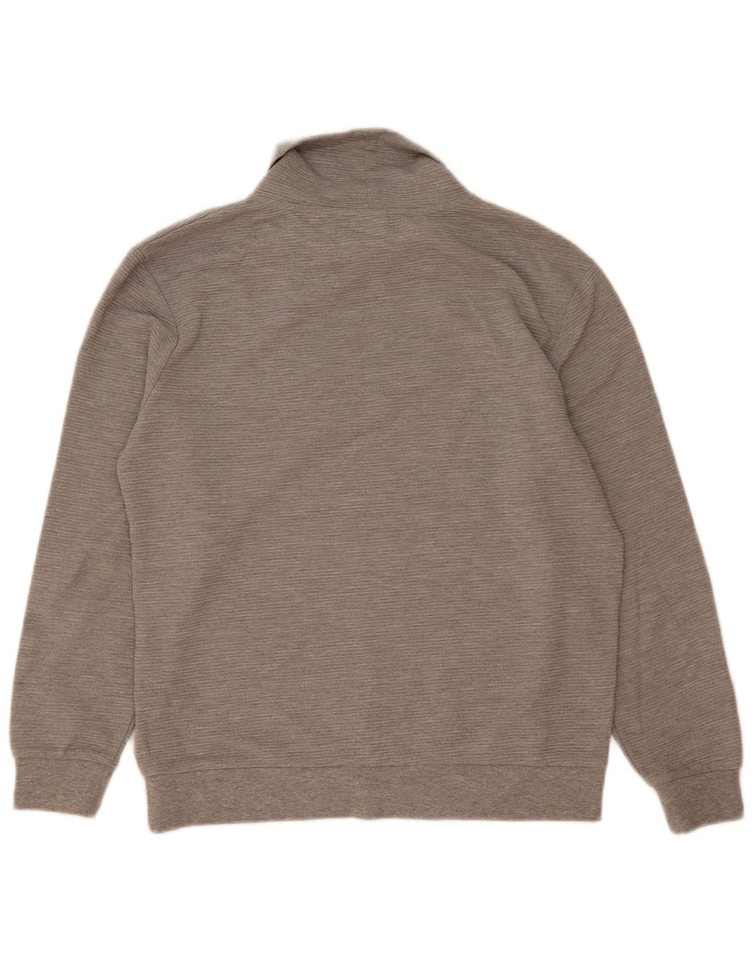 Zara Herren-Pullover mit Rollkragen, groß, grau, Polyester