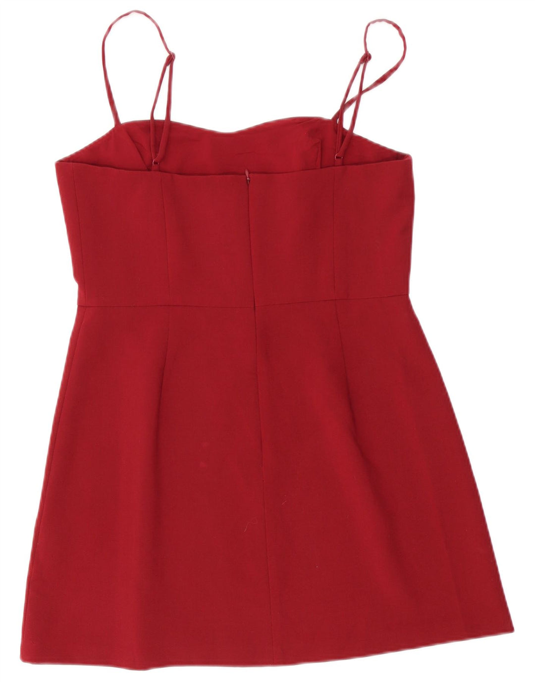 French Connection Damen-Sommerkleid, UK 14, mittleres Burgunderrot, Polyester