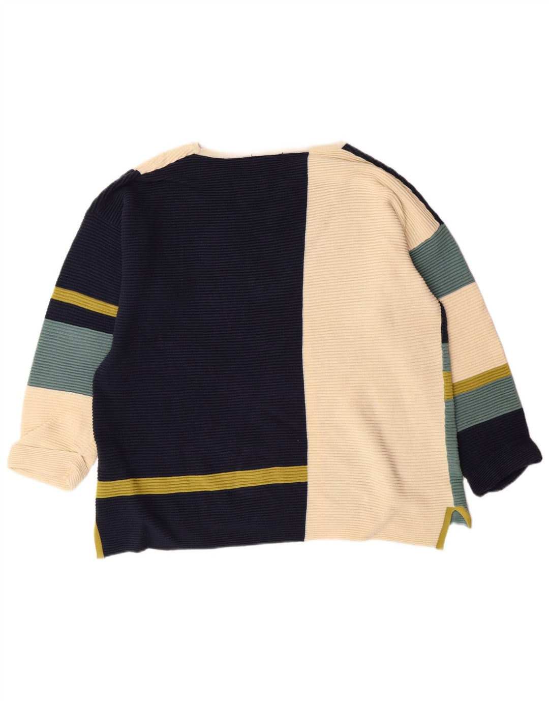 WHITE STUFF Damen-Pullover mit U-Boot-Ausschnitt, Gr. 18, XL, Mehrfarbig