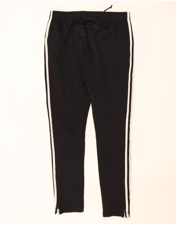 Adidas Damen Trainingshose UK 10 Small Schwarz Polyester