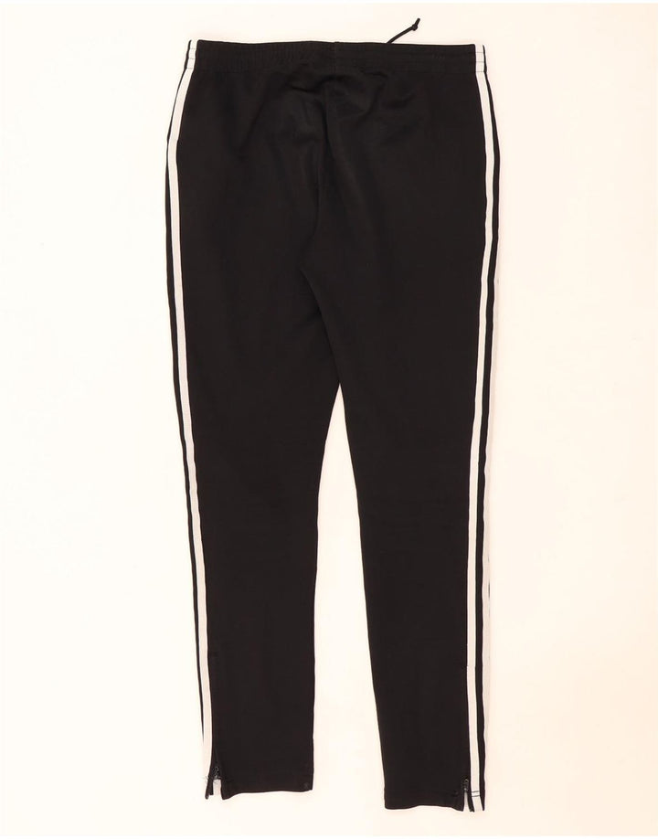 Adidas Damen Trainingshose UK 10 Small Schwarz Polyester