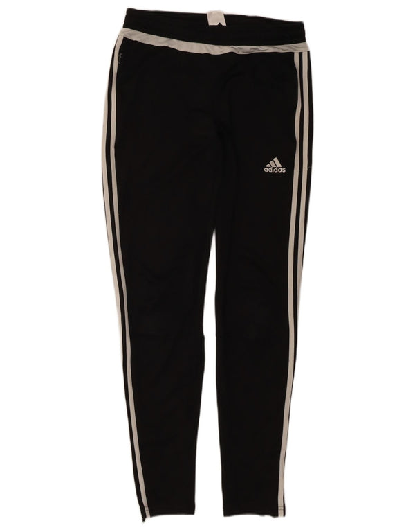 ADIDAS Damen Climacool Trainingshose UK 8/10 Small Schwarz Polyester