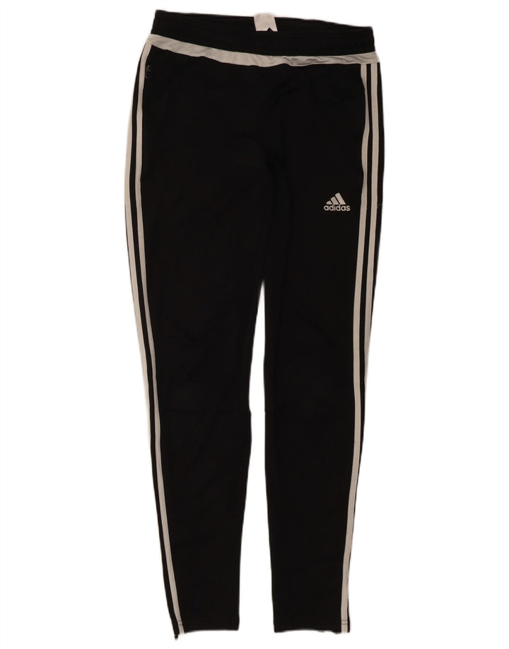 ADIDAS Damen Climacool Trainingshose UK 8/10 Small Schwarz Polyester