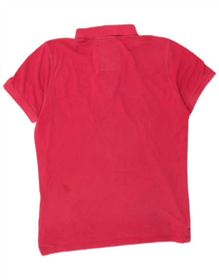 Crew Clothing Herren-Poloshirt, Größe S, rosa, Baumwolle