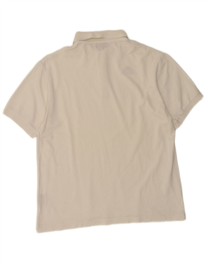 Kappa Herren Poloshirt XL Weiße Baumwolle