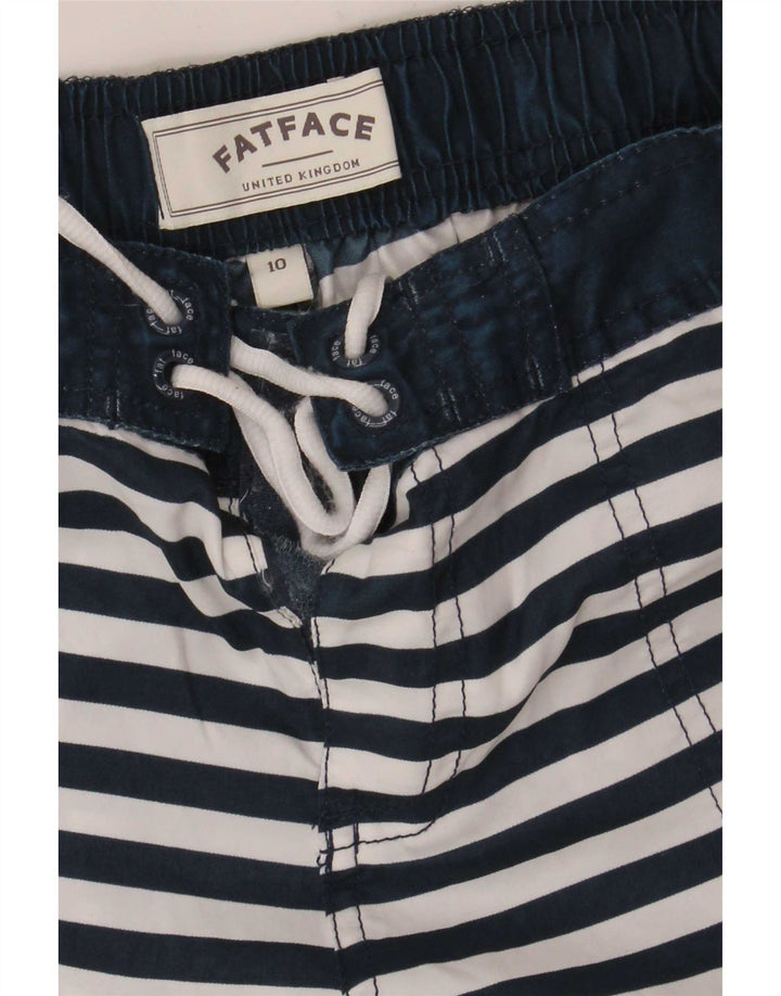 Fat Face Damen-Badeshorts, UK 10, Größe S, Marineblau, gestreift, Polyester