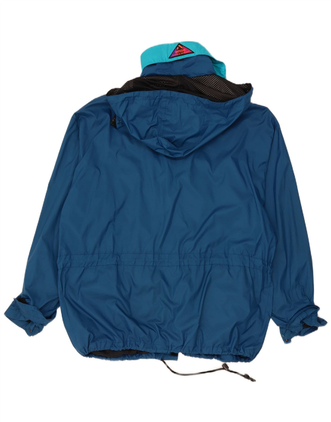 Aesse Herren-Regenjacke mit Kapuze, lockere Passform, Größe 40, Blau