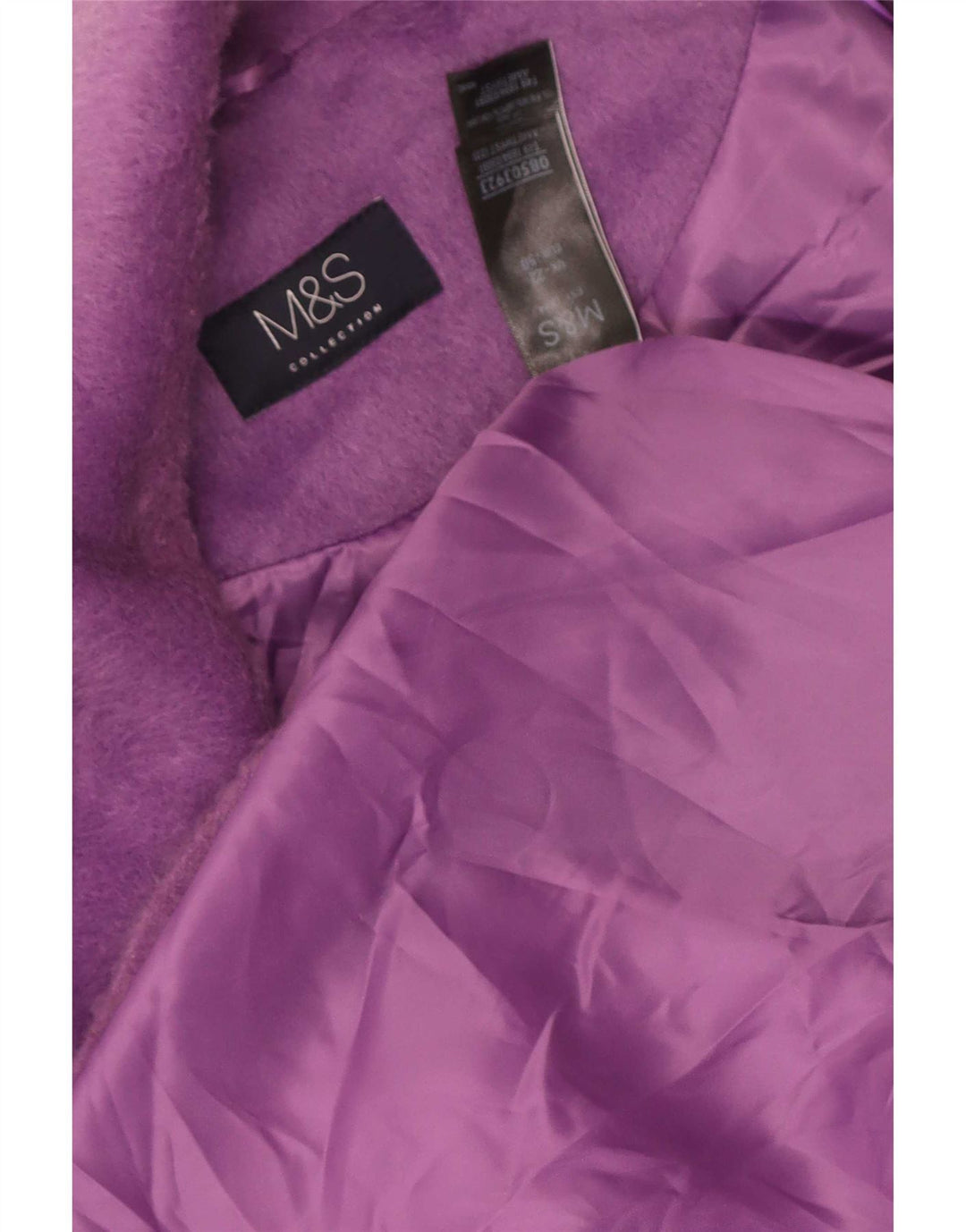Marks & Spencer Damenmantel UK 22 3XL Lila Polyester