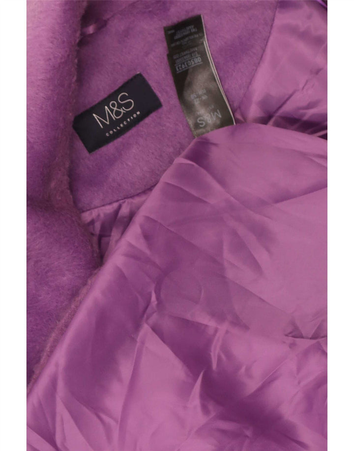 Marks & Spencer Damenmantel UK 22 3XL Lila Polyester