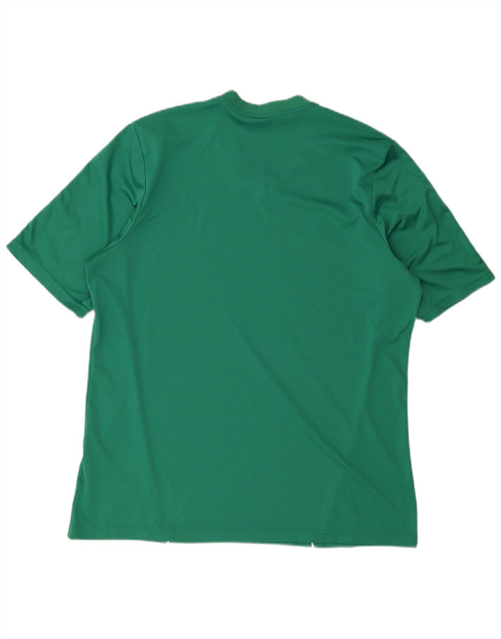 Adidas Herren T-Shirt Top XL Grün Polyester
