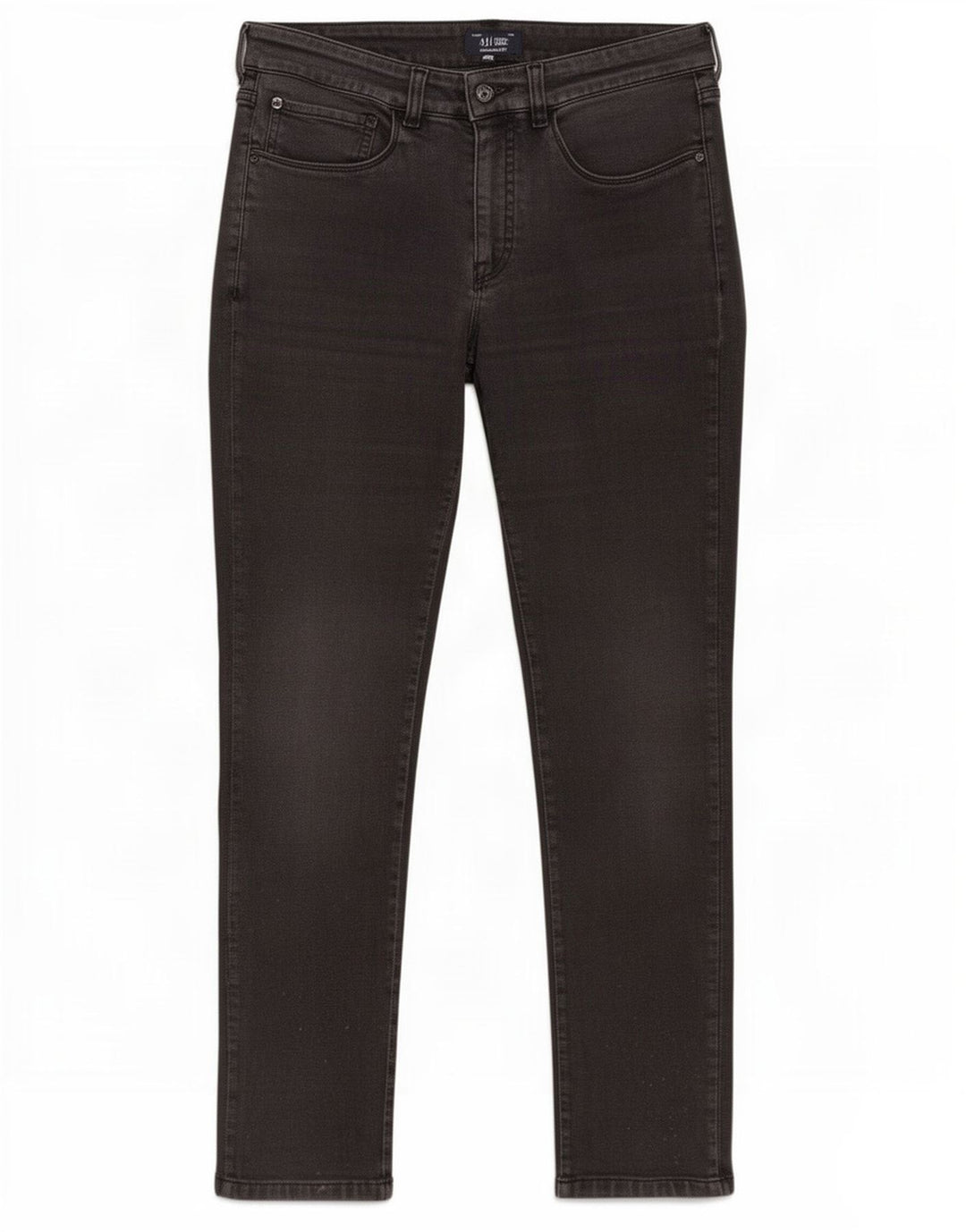 Armani Damen Slim Jeans W27 L28 Schwarze Baumwolle