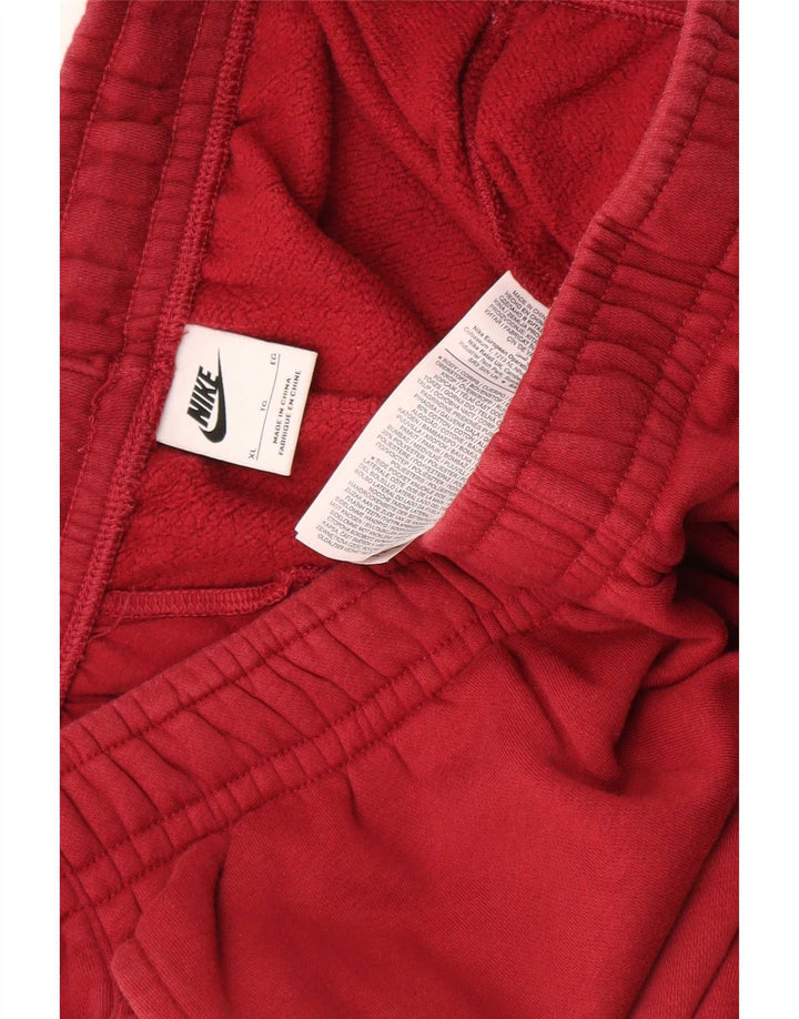 Nike Herren-Trainingshose, Jogginghose, XL, rote Baumwolle