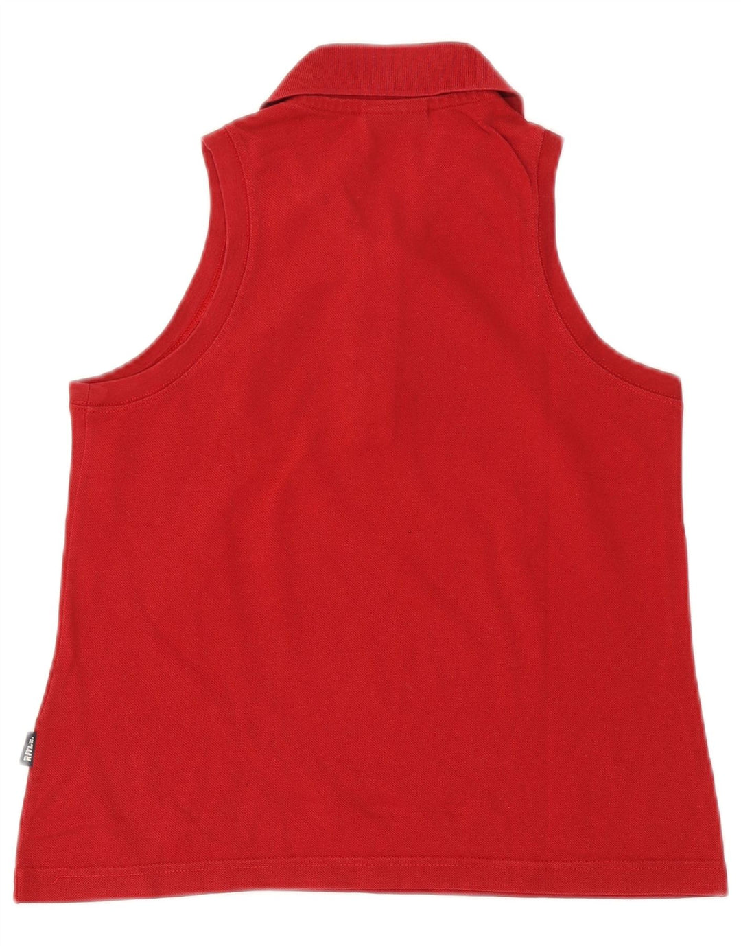 Rifle Damen Ärmelloses Poloshirt UK 12 Mittelrot