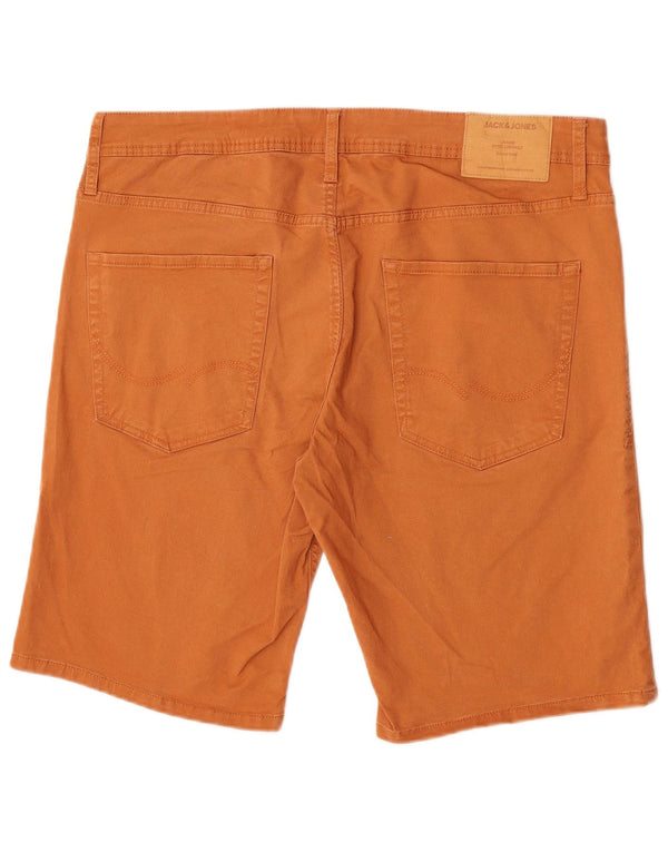 Jack & Jones Herren-Shorts mit normaler Passform, legere Passform, XL, W38, Orange, Baumwolle