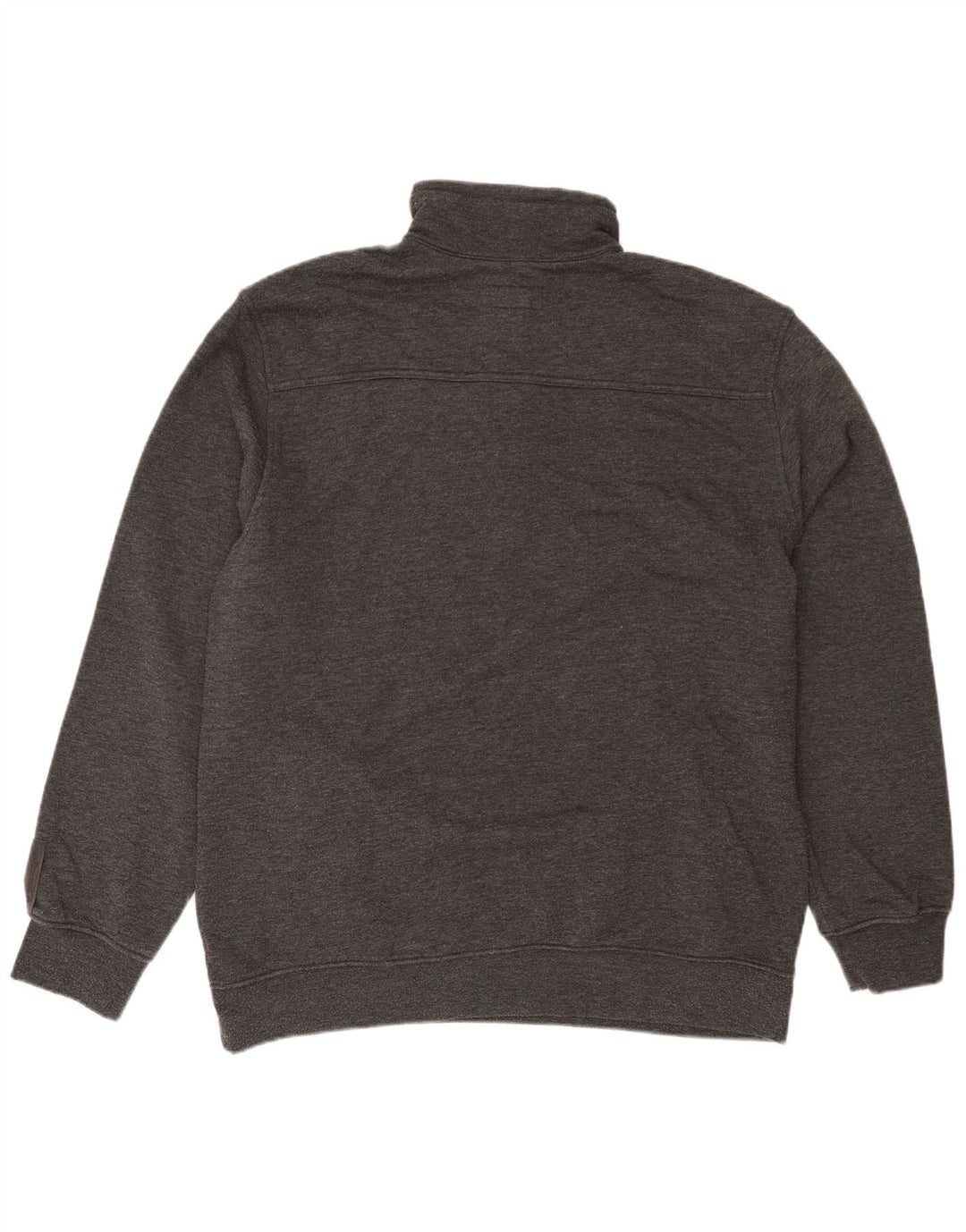 Champion Herren-Sweatshirt mit Reißverschluss am Hals, 3XL, graue Baumwolle