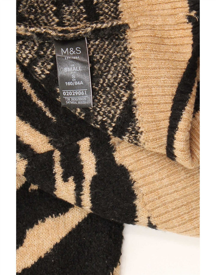 Marks & Spencer Damen-Pullover mit U-Boot-Ausschnitt, Gr. 10, Schwarz