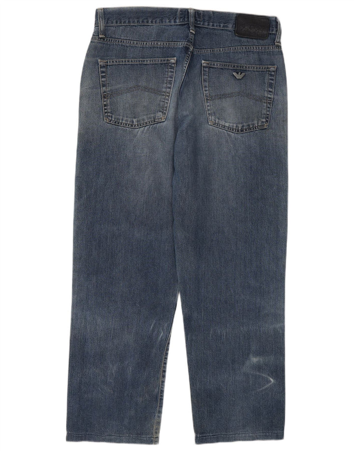 Armani Jeans Herren gerade W36 L28 Blau