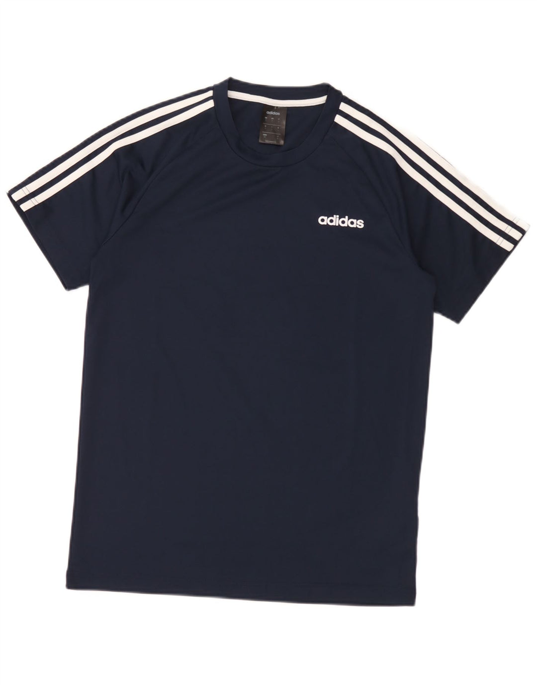 Adidas Herren Climalite T-Shirt Top Small Marineblau Polyester
